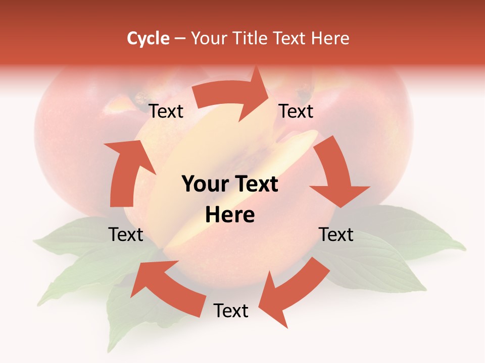 Vitamin Diet Leaf PowerPoint Template