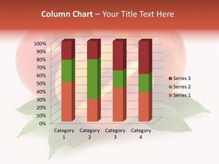 Vitamin Diet Leaf PowerPoint Template