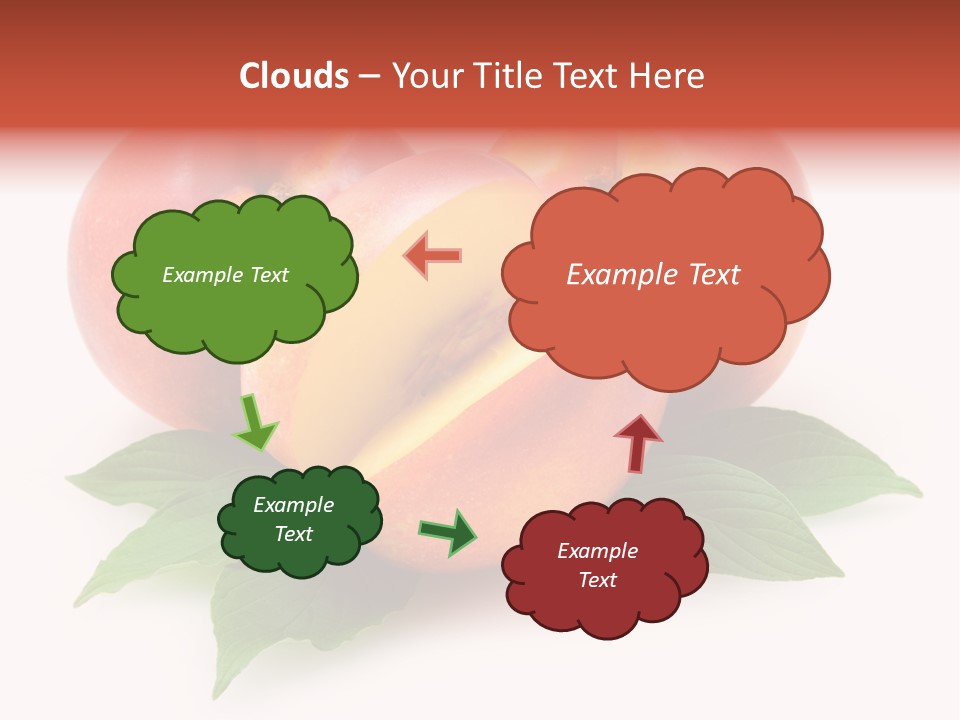 Vitamin Diet Leaf PowerPoint Template