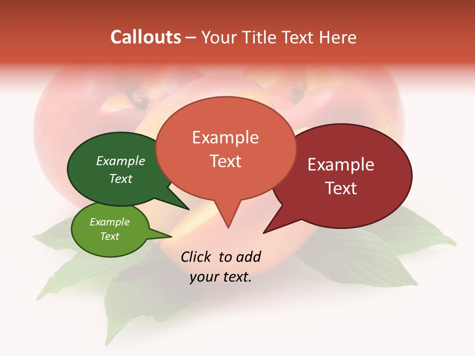 Vitamin Diet Leaf PowerPoint Template