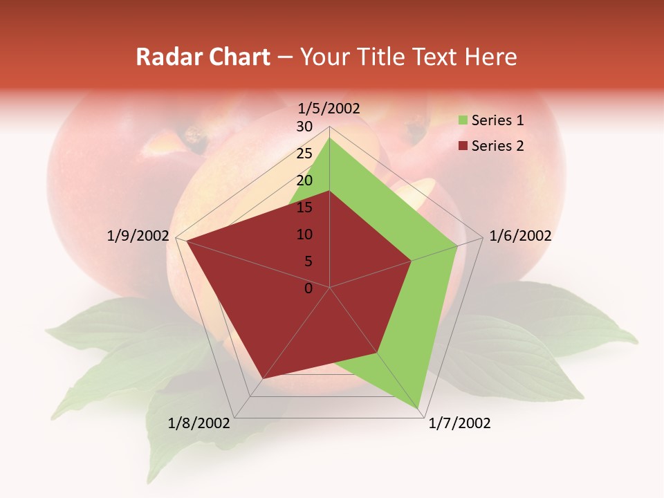 Vitamin Diet Leaf PowerPoint Template