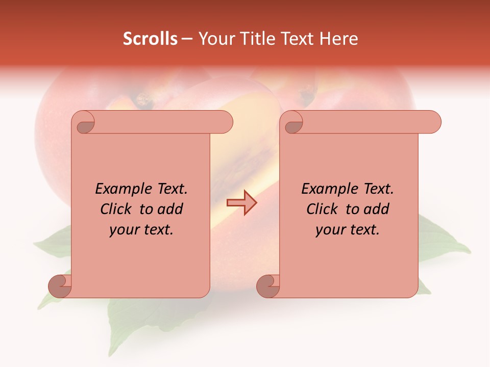 Vitamin Diet Leaf PowerPoint Template