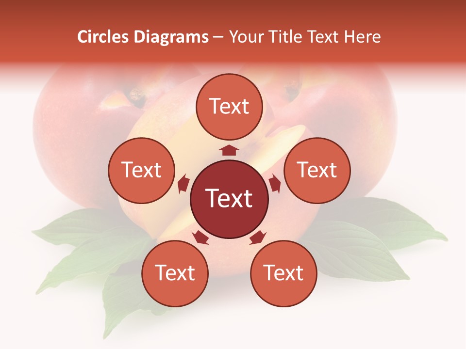 Vitamin Diet Leaf PowerPoint Template