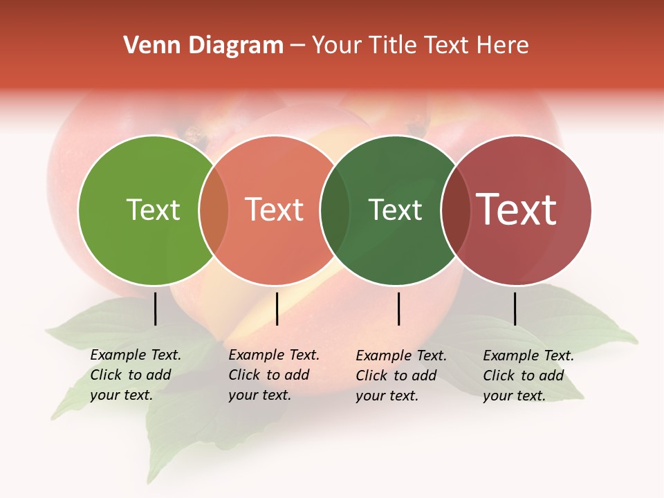Vitamin Diet Leaf PowerPoint Template