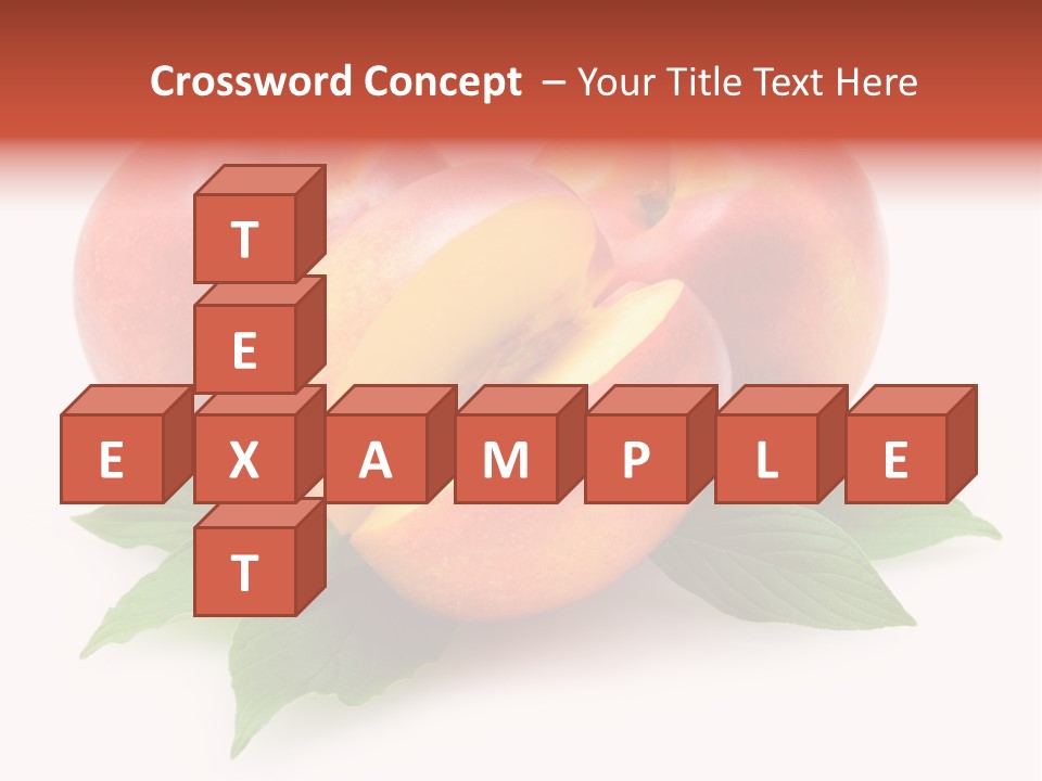 Vitamin Diet Leaf PowerPoint Template