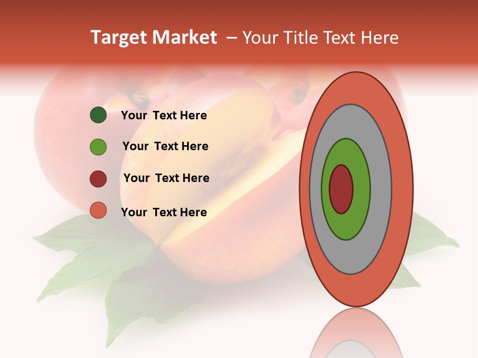 Vitamin Diet Leaf PowerPoint Template