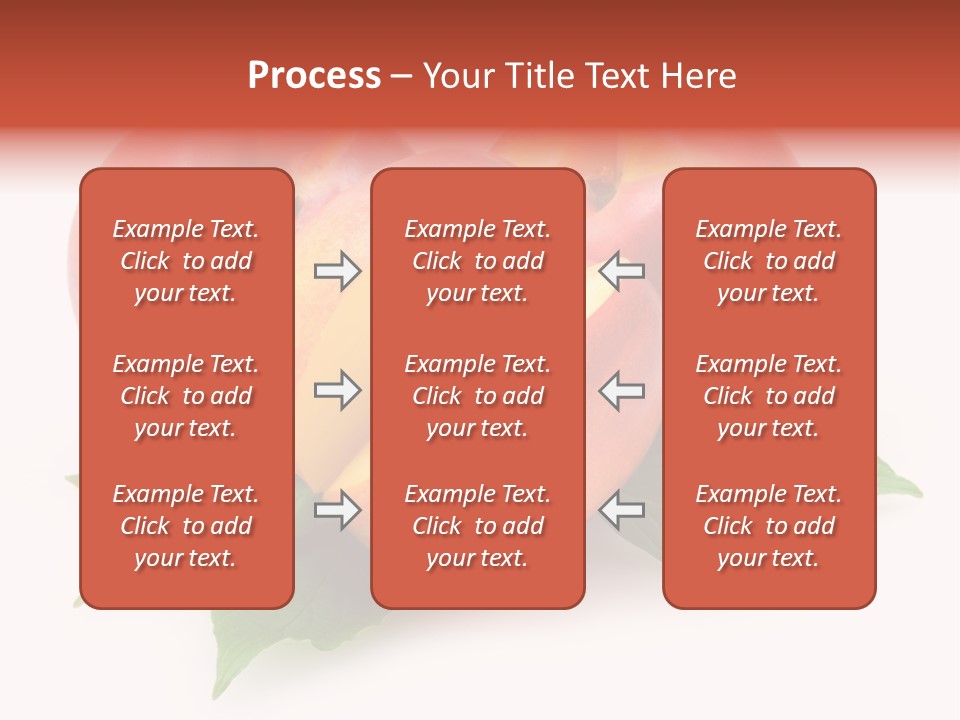 Vitamin Diet Leaf PowerPoint Template
