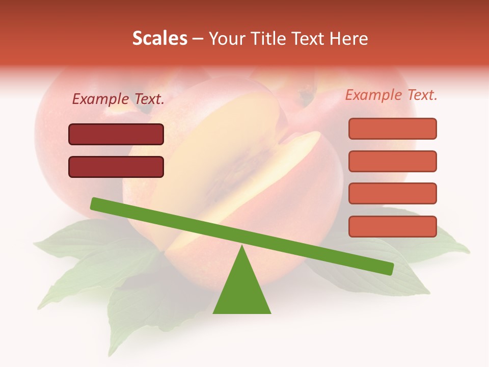 Vitamin Diet Leaf PowerPoint Template