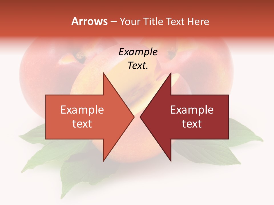 Vitamin Diet Leaf PowerPoint Template