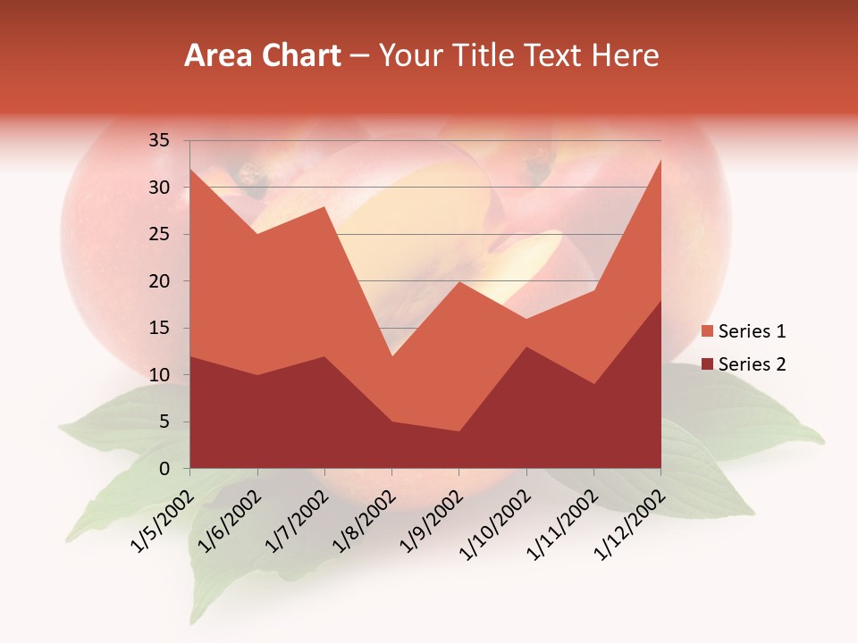 Vitamin Diet Leaf PowerPoint Template