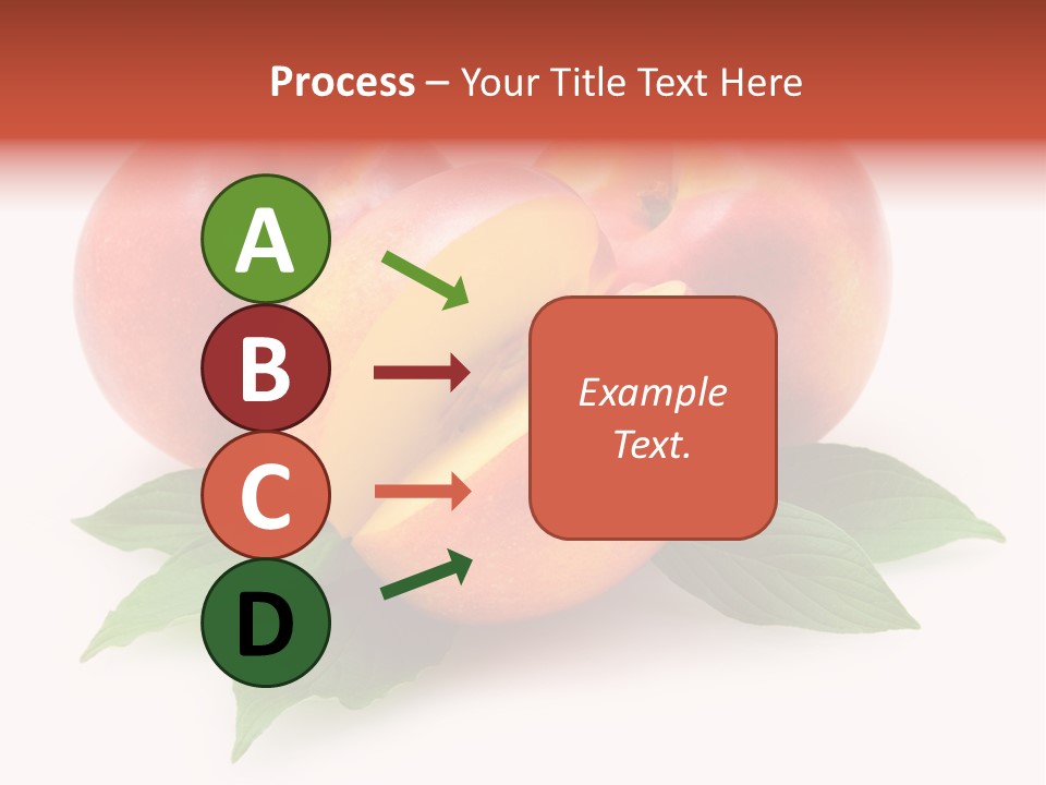 Vitamin Diet Leaf PowerPoint Template