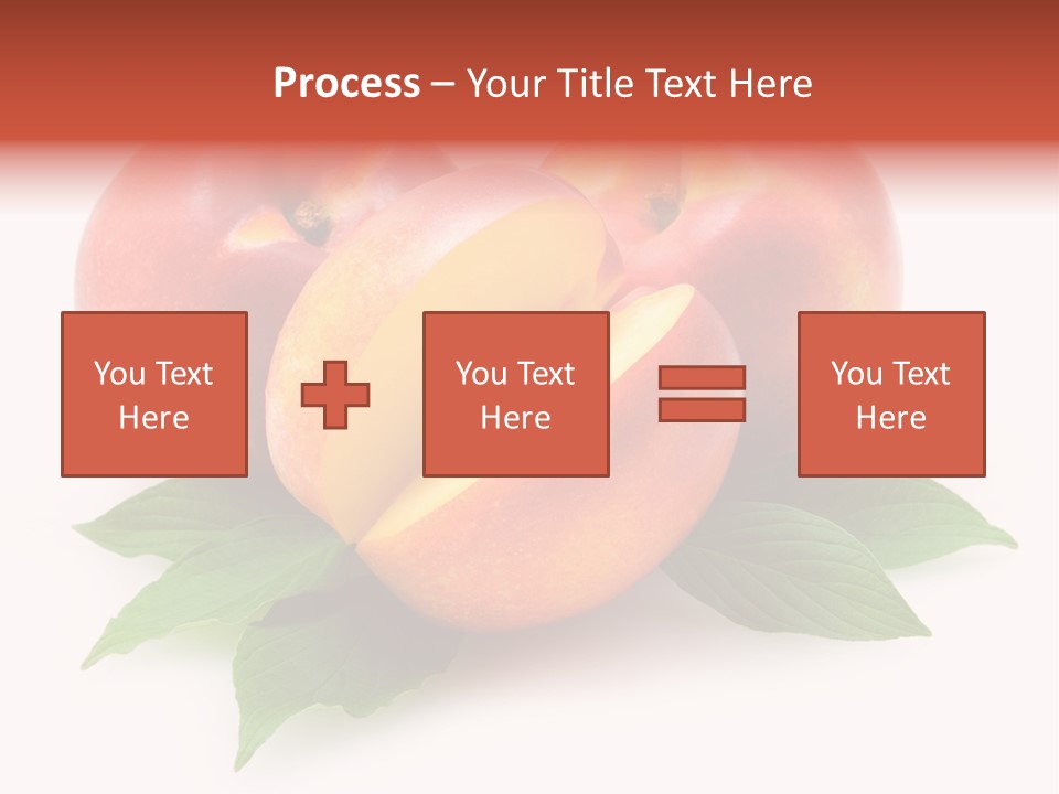 Vitamin Diet Leaf PowerPoint Template