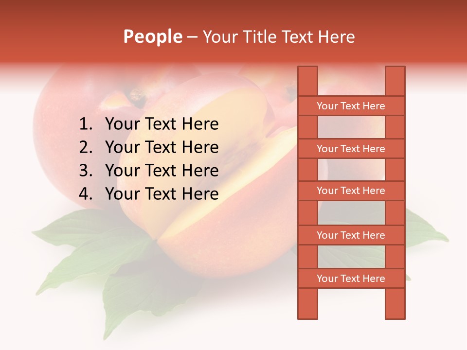 Vitamin Diet Leaf PowerPoint Template