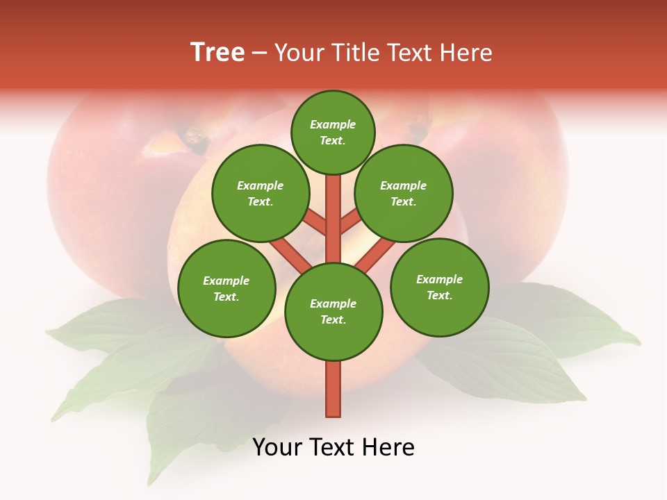 Vitamin Diet Leaf PowerPoint Template