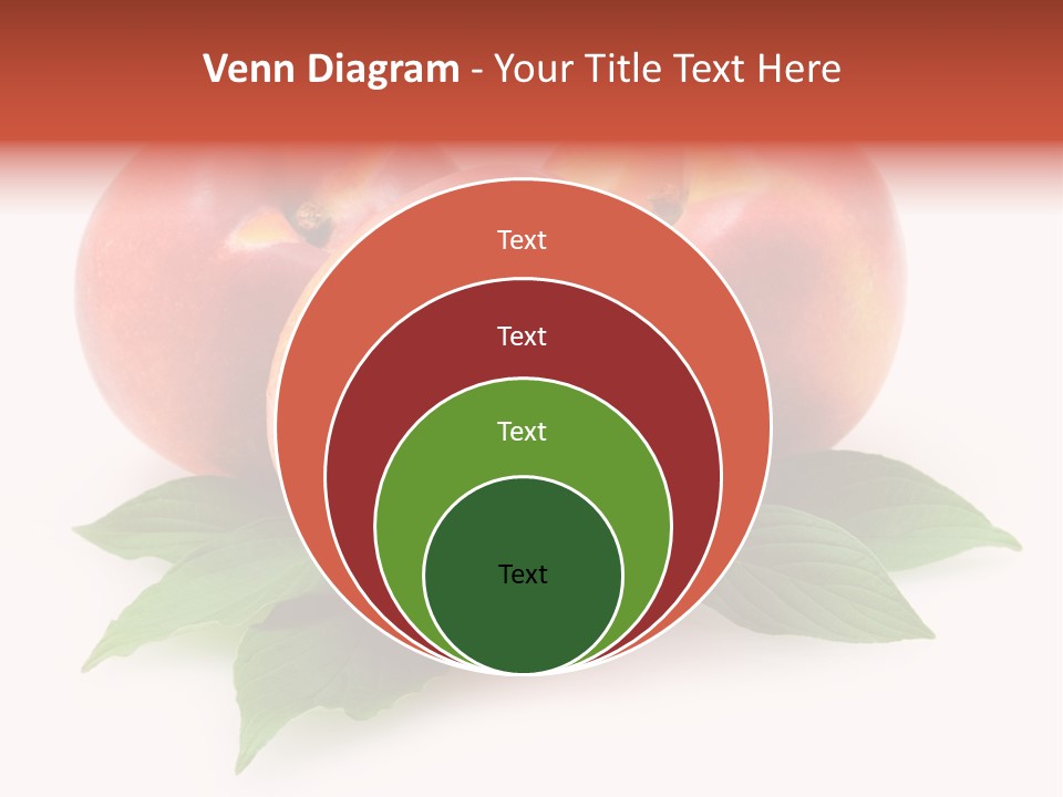 Vitamin Diet Leaf PowerPoint Template