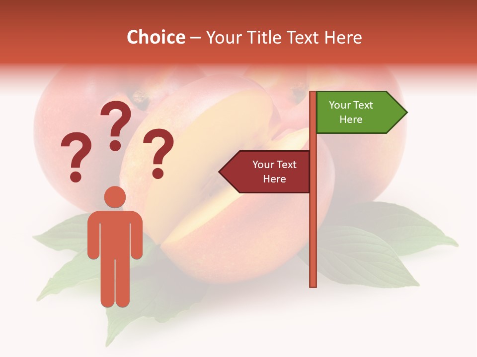 Vitamin Diet Leaf PowerPoint Template