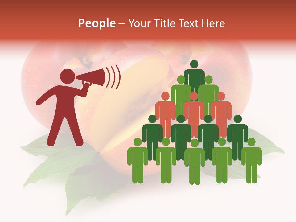 Vitamin Diet Leaf PowerPoint Template