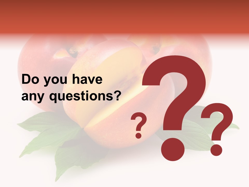 Vitamin Diet Leaf PowerPoint Template