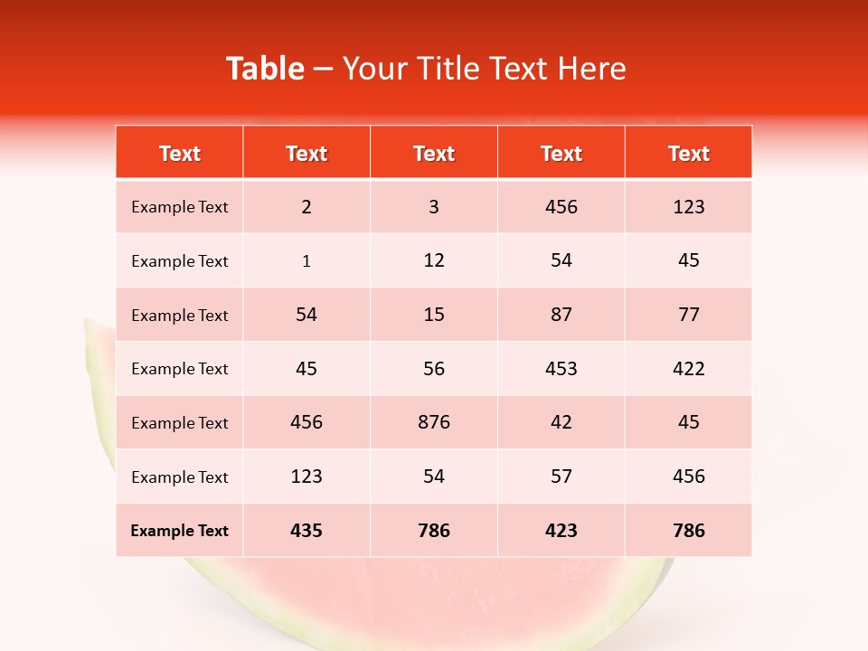 Breakfast Background Health Care PowerPoint Template