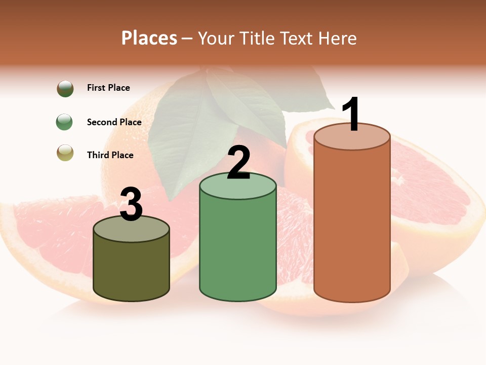 Vitamin Fresh Isolated PowerPoint Template