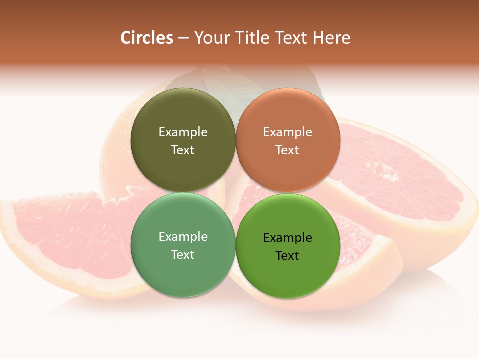 Vitamin Fresh Isolated PowerPoint Template