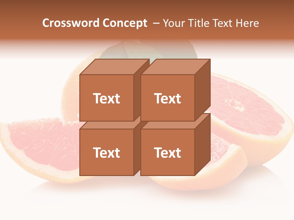 Vitamin Fresh Isolated PowerPoint Template