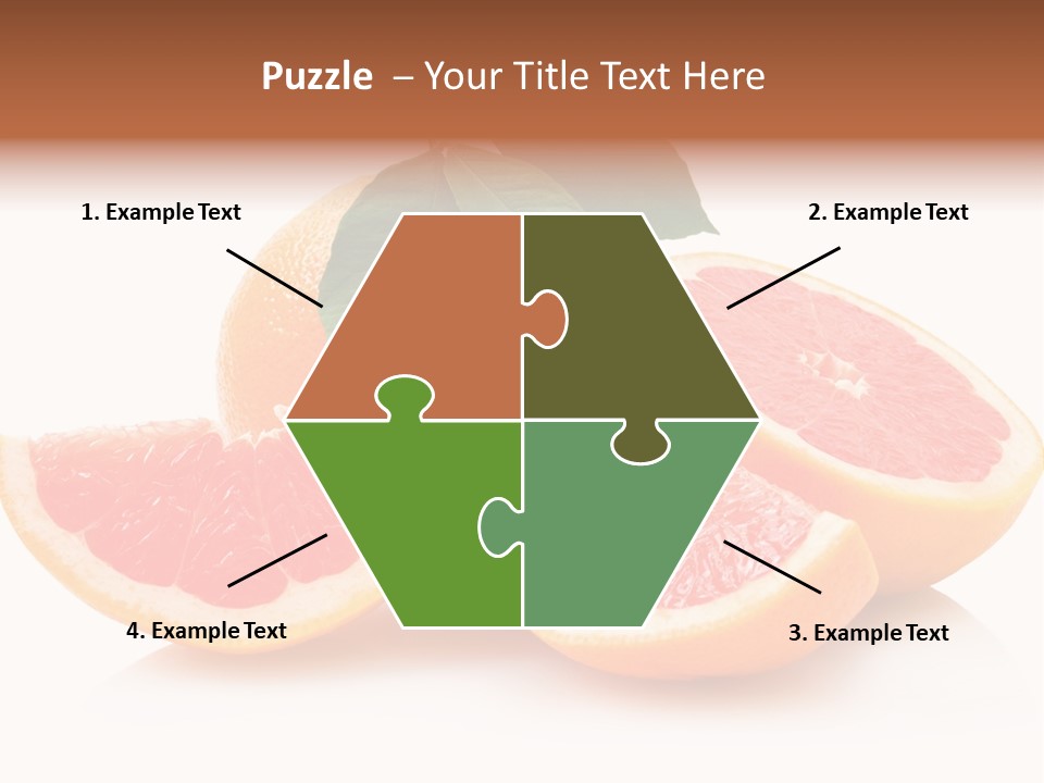 Vitamin Fresh Isolated PowerPoint Template