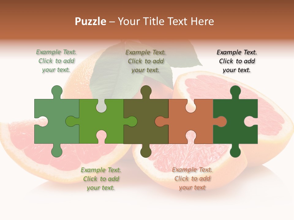 Vitamin Fresh Isolated PowerPoint Template