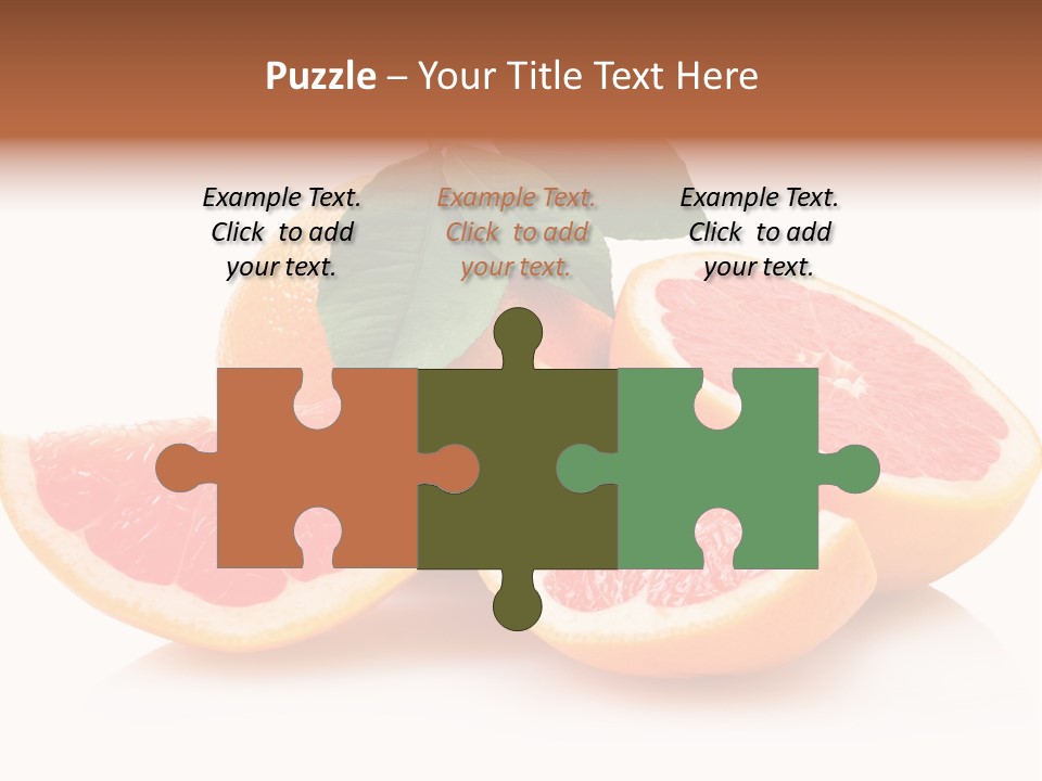 Vitamin Fresh Isolated PowerPoint Template