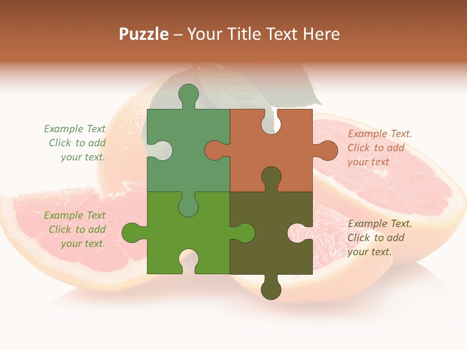 Vitamin Fresh Isolated PowerPoint Template