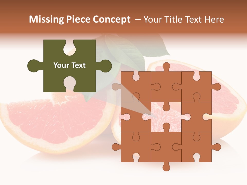 Vitamin Fresh Isolated PowerPoint Template