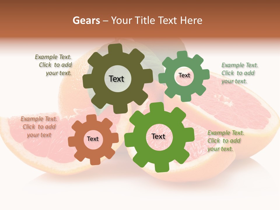 Vitamin Fresh Isolated PowerPoint Template
