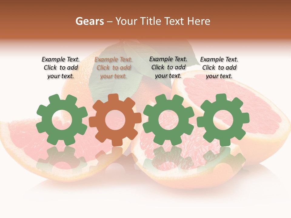 Vitamin Fresh Isolated PowerPoint Template