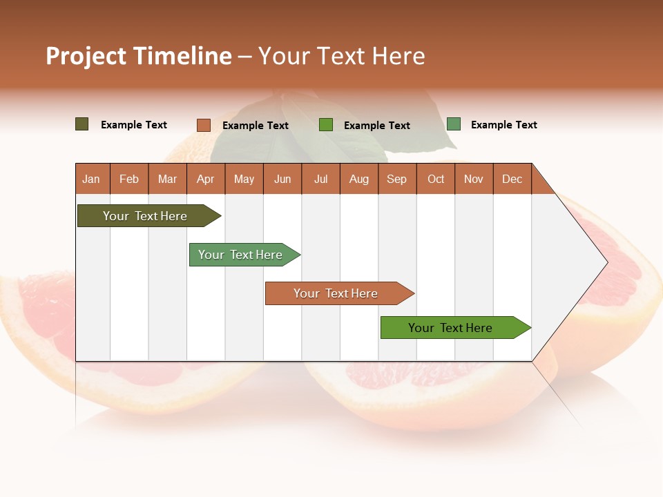 Vitamin Fresh Isolated PowerPoint Template