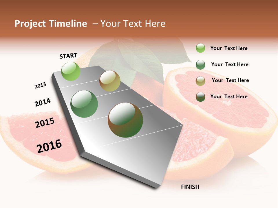 Vitamin Fresh Isolated PowerPoint Template