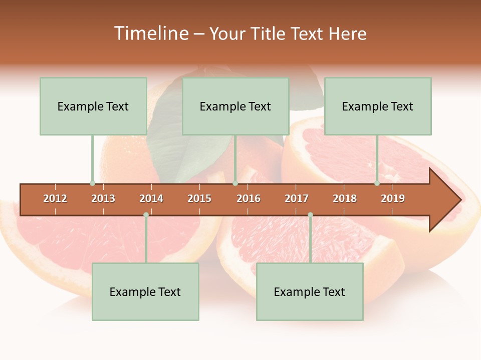 Vitamin Fresh Isolated PowerPoint Template