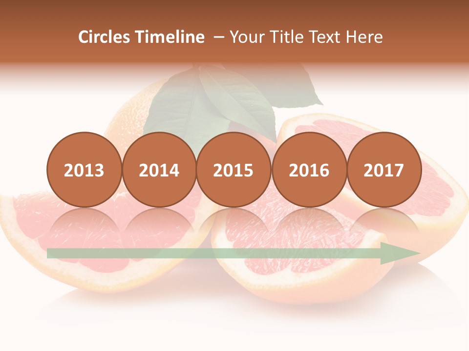 Vitamin Fresh Isolated PowerPoint Template