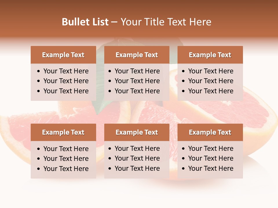 Vitamin Fresh Isolated PowerPoint Template