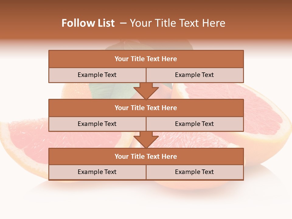 Vitamin Fresh Isolated PowerPoint Template