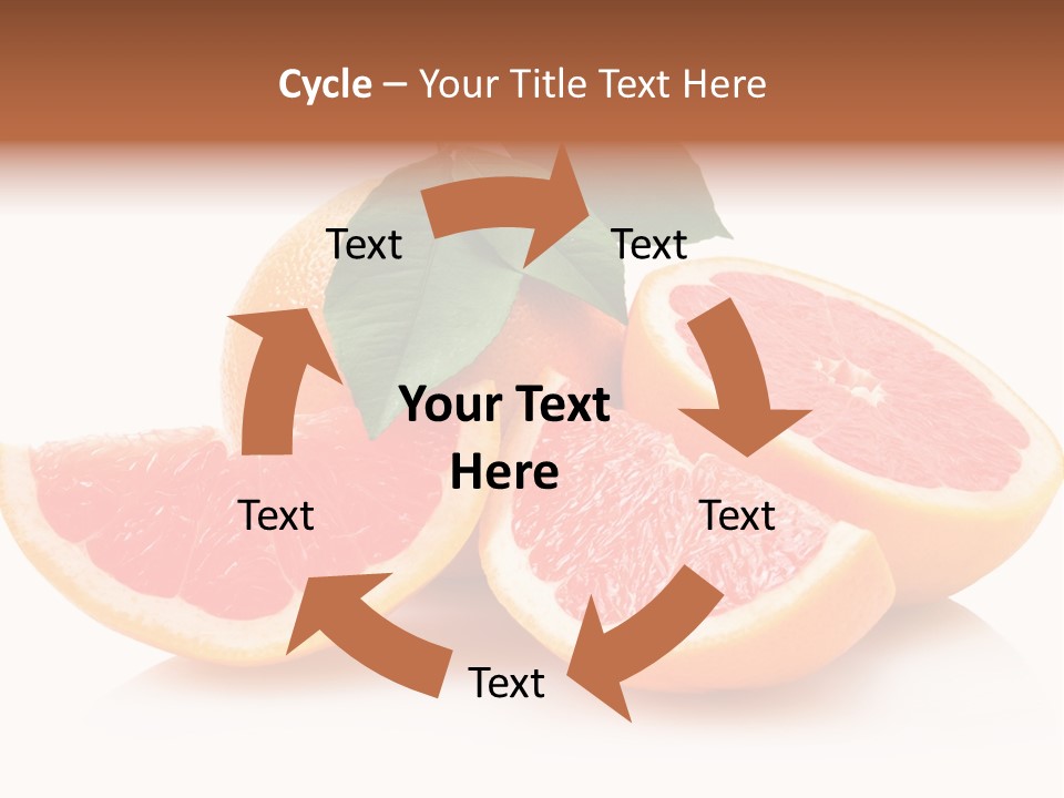 Vitamin Fresh Isolated PowerPoint Template
