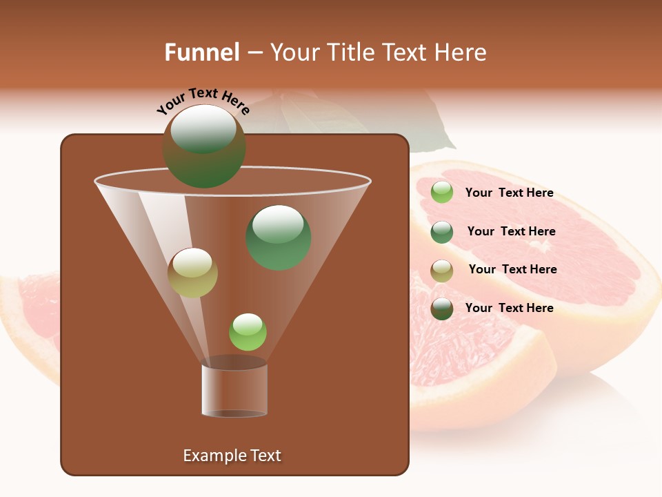 Vitamin Fresh Isolated PowerPoint Template