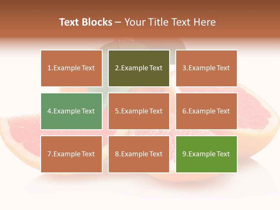 Vitamin Fresh Isolated PowerPoint Template