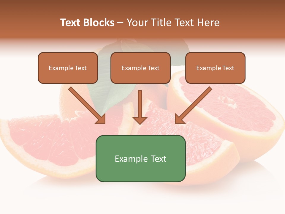 Vitamin Fresh Isolated PowerPoint Template