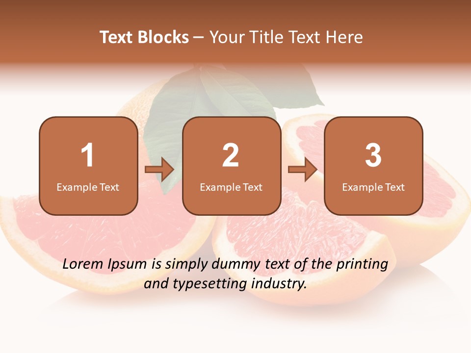 Vitamin Fresh Isolated PowerPoint Template