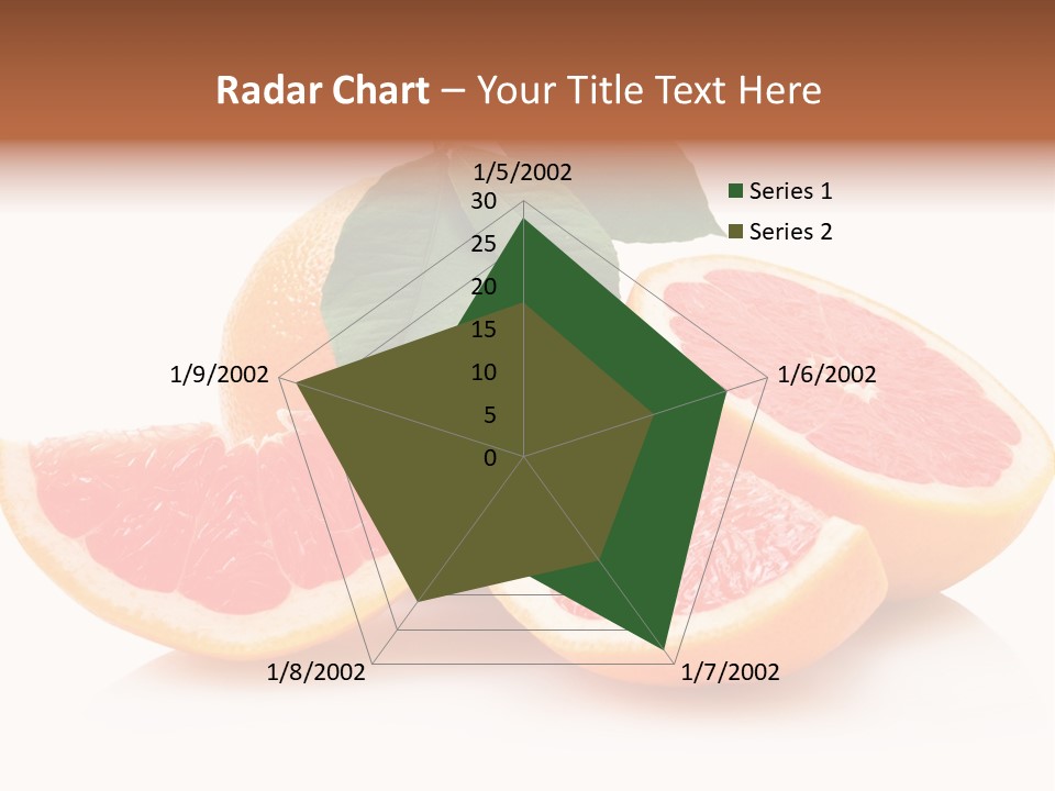 Vitamin Fresh Isolated PowerPoint Template
