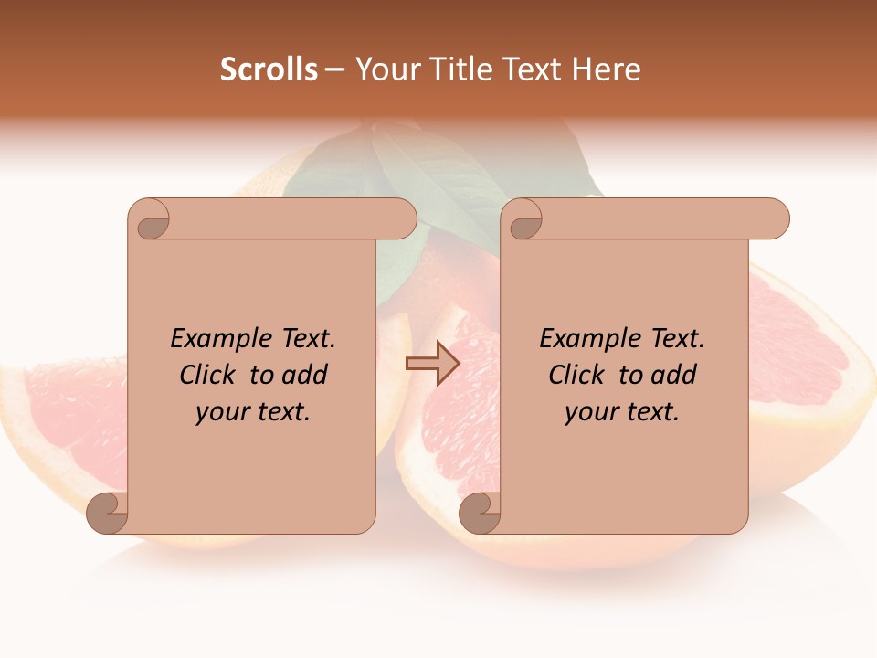 Vitamin Fresh Isolated PowerPoint Template