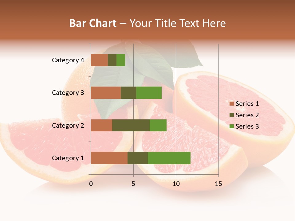Vitamin Fresh Isolated PowerPoint Template