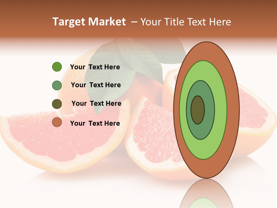 Vitamin Fresh Isolated PowerPoint Template