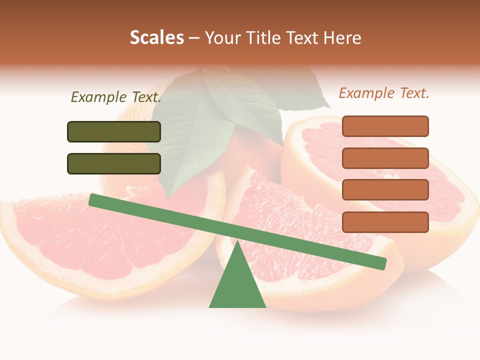 Vitamin Fresh Isolated PowerPoint Template