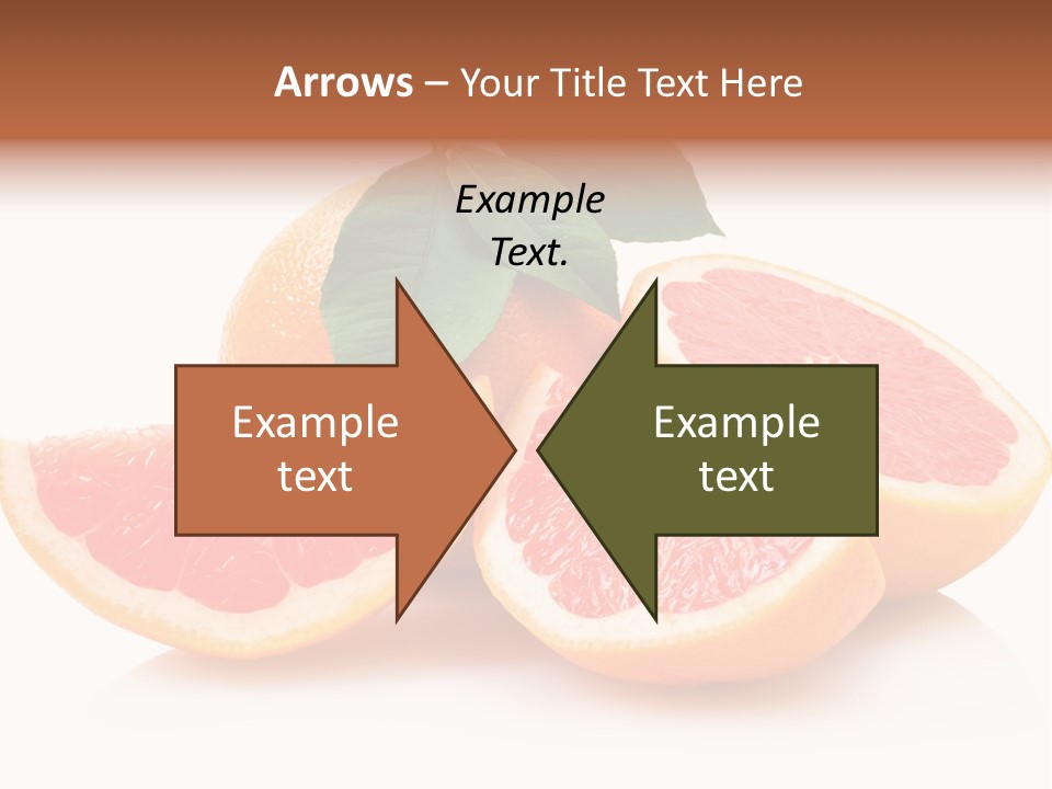 Vitamin Fresh Isolated PowerPoint Template